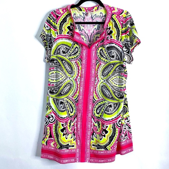 Vibrant Paisley Women's Tunic or Mini Dress - Picture 1 of 6